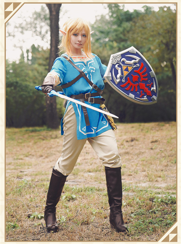 US$ 103.99 - The Legend of Zelda Breath of the Wild Link Cosplay Costume - www.cosplaylight.com